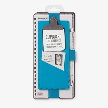 Bookaroo Notebook Clipboard - Turquoise