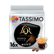 Kavos kapsulės L'OR Tassimo Espresso Ristretto 16 kap. kaina