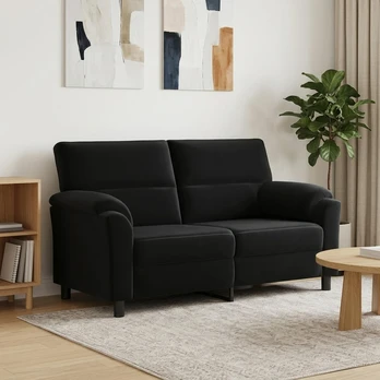 Sofa Juoda 174 x 85 x 93 cm Aksomas