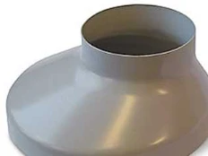 Plastmo As Plastmo brøndkrave Grå 75 - Ø150mm