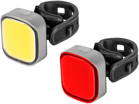 Komplet lamp rowerowych Rebel