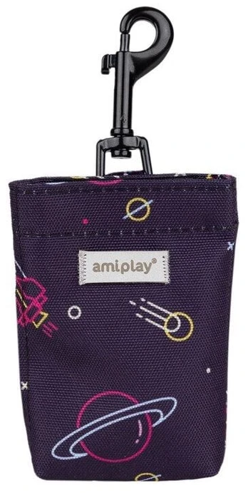 Šunų ekskrementų maišelių dėklas Amiplay BeSpace, violetinė