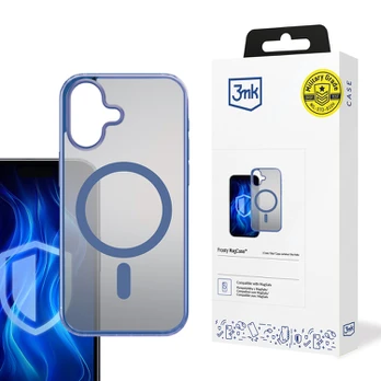 3MK Frosty MagCase iPhone 16 Plus mėlyna/mėlynas