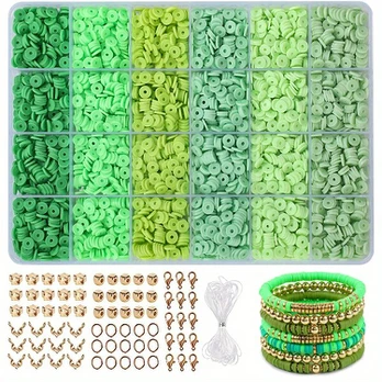 Karoliukų rinkinys, Green-2400pcs