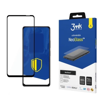 Ekrano apsauga 3mk NeoGlass Xiaomi Redmi Note 10 Pro Juodais kraštais
