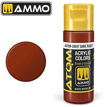 AMMO by MIG Jimenez AMMO MIG - ATOM Akriliniai dažai Dark Rust, 20ml, 20047