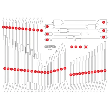 Empty foam insert for 811.0053, KS Tools