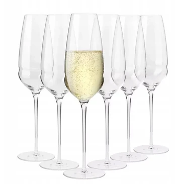 Krosno Inel taurės šampanui, 6 vnt., 250 ml