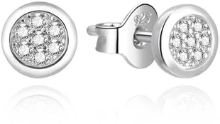 Agato Tiny sidabrinis earrings with zircons AGUP3485