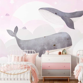 Artgeist Fototapetas - Dream Of Whales - Second Variant
