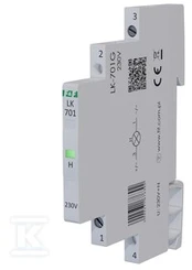 F&F LK-701G ŽIBINTAS. 1/3S 1X LED ŽALIA