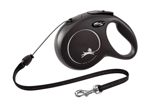 Flexi New Classic virvinis pavadėlis - Raudona / Ml -8m iki 20 kg