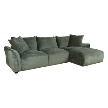 Corner sofa DIVI RC, mint green