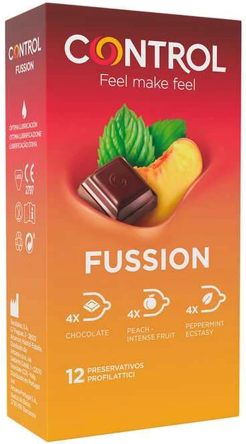 Control Condoms CONTROL - FUSSION CONDOMS 12 UNITS