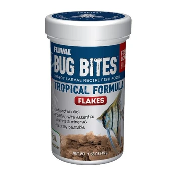 Fluval Bug Bites dribsniai Tropinėms žuvims 45g