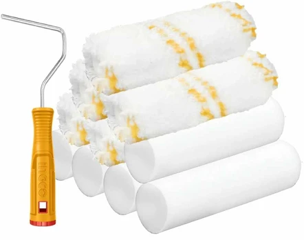 Ingco HKTCB121001 Paint roller 230mm with handle set 11pcs for smooth surface