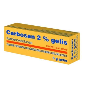 CARBOSAN 20 mg/g gelis 5 g