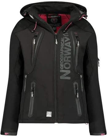 Moteriška softshell striukė Geographical Norway Tislande, juoda