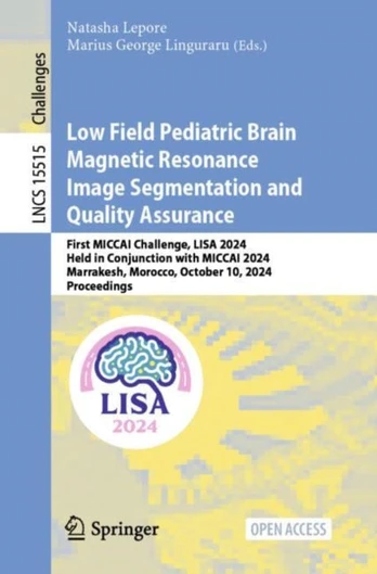 Low Field Pediatric Brain Magnetic Resonance Image Segmentation and Quality Assurance