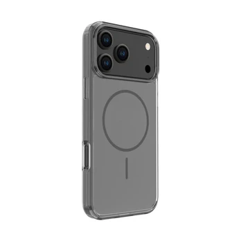 „Evelatus“ skaidrus „Apple iPhone 17 Pro Max“ silikoninis dėklas „MagSafe“, permatomas