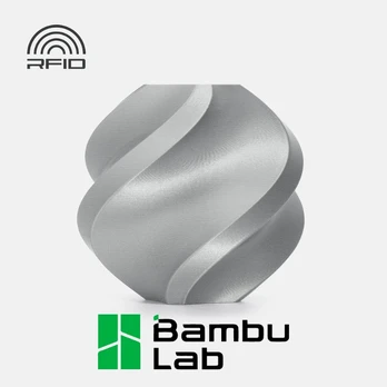 Bambu Lab PLA Basic Refill gija 3D spausdinimui, 1,75 mm, 1 kg, sidabrinė