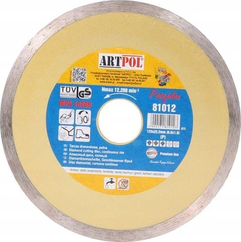 Art-Pol DIAMOND DISC 125 x 22.2mm FULL/AR