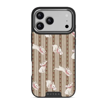 Late Again - iPhone 17 Pro Max Case, Elite Dark (MagSafe) / Silver