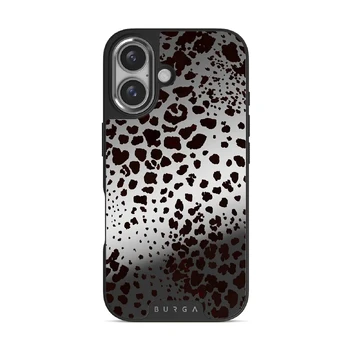 Devour - iPhone 16 Case, Elite Mirror Dark (MagSafe) / Silver