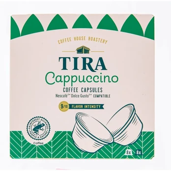 Kavo kapsulės CAPPUCINO DG TIRA, 16 vnt.