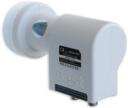 Best Konwerter Satelitarny LNB Twin BEST HD3D 202 0,1dB