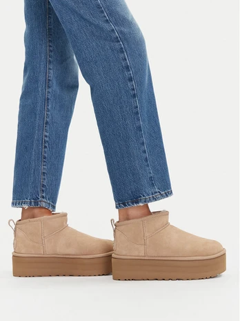 Sniego batai Ugg Classic Ultra Mini Platform 1135092 Smėlio