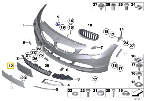BMW Z4 E89 Numerio Lento Palaikas Originalus 51117192165