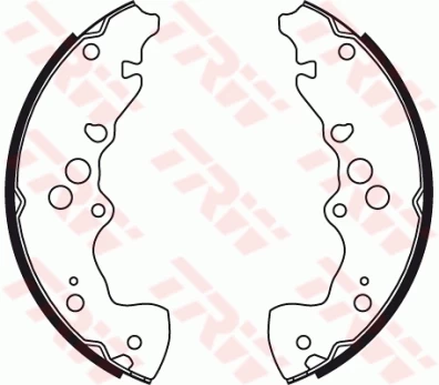 TRW GS8773 Brake shoe set