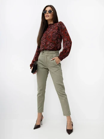 Sublevel Kelnės-D70059Z62399A3-khaki
