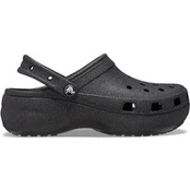 Šlepetės Crocs Classic Platform Glitter Clog W 207241 Juoda