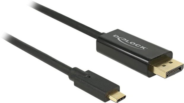 USB-C cable -> DisplayPort M / M 1m (DP alternative mode) 4K 60Hz black