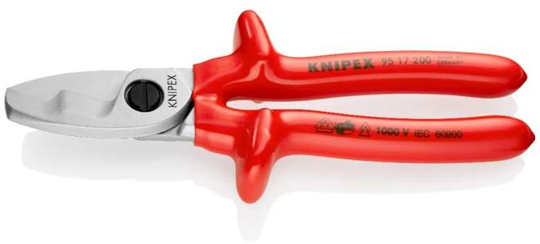 Kabelio kirpimo žirklės Knipex 9517200; 200 mm