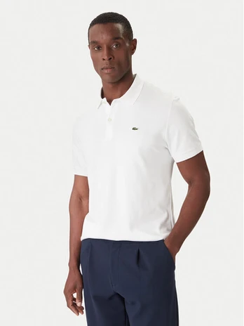 Lacoste Polo marškinėliai DH2050 Balta Regular Fit