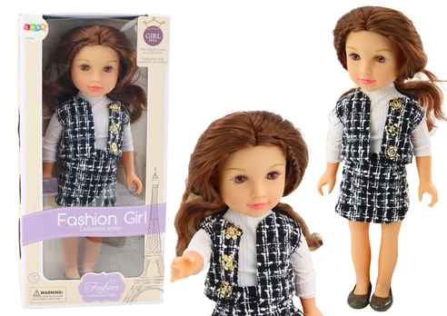 Lėlė - vaikas Lean Toys Fashion, 44 cm, Balta
