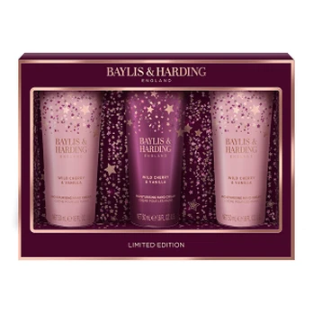 Baylis & Harding Wild Cherry & Vanilla Hand Cream Gift Set 3 pcs