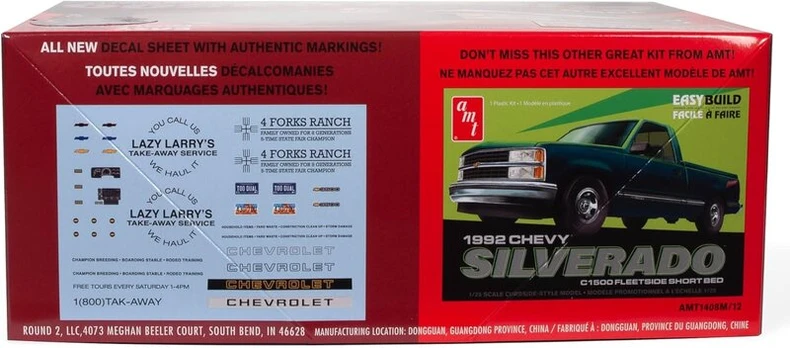 1/25 1996 Chevrolet C-3500 Dually Pikapas