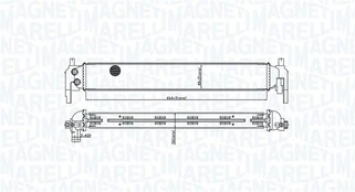 Radiatorius, variklio aušinimas MAGNETI MARELLI 350213166800