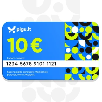El. dovanų kuponas, € 10