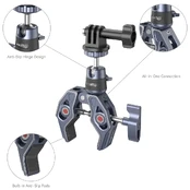 SMALLRIG 4102 SUPER CLAMP WITH 360 BALLHEAD MOUNT FOR ACTION CAMERAS kaina