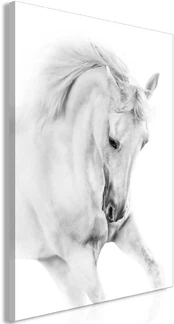 Artgeist Paveikslas - Baltas Horse (1 Part) Vertical kaina