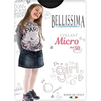 Pėdkelnės mergaitėms Micro, juodos, 50 DEN