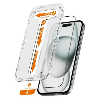 Crong Grūdintas stiklas EasyShield 2 vnt. - iPhone 15 (2 sztuki)