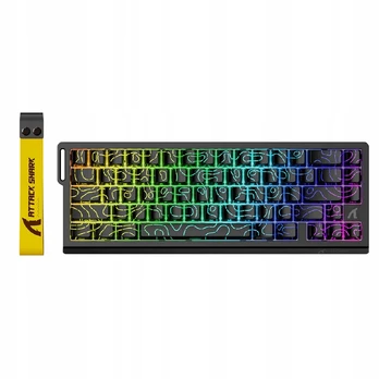 Magnetinė klaviatūra Attack Shark X68 HE RGB 70% Magnetic Switch + DIRŽELIS