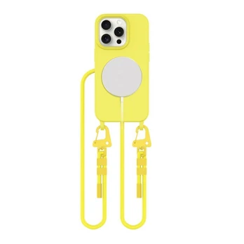 TECH-PROTECT MAGNECKLACE MAGSAFE IPHONE 15 PRO CANARY Geltonas