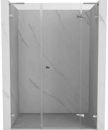 Dušo durys Mexen Lunar L, dešinė, 160 cm, transparent/chrome